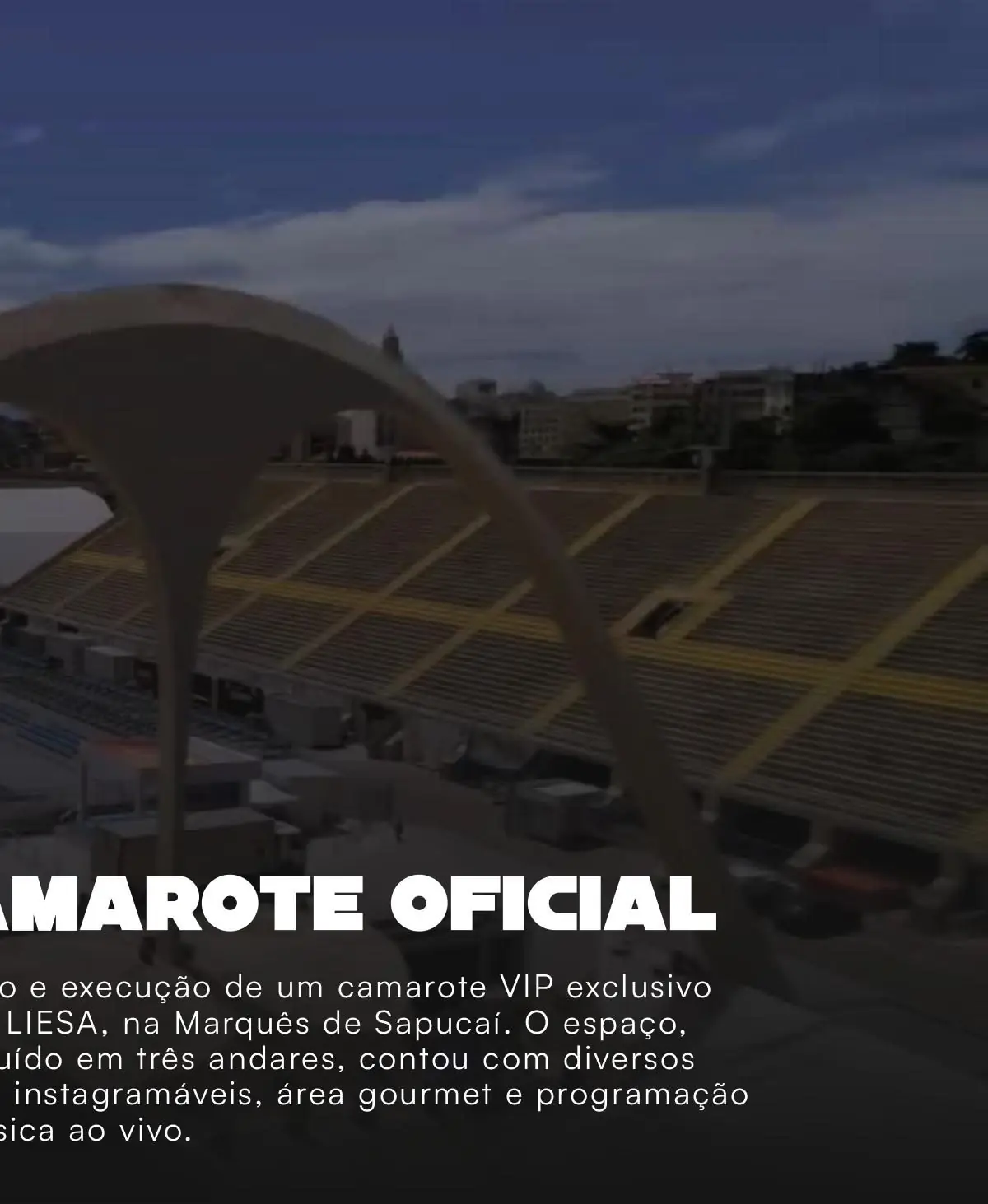 RIO CARNAVAL — Camarote Oficial (2/2)